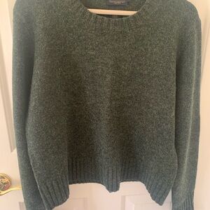 Pendleton Heathered Green Crew Neck Sweater